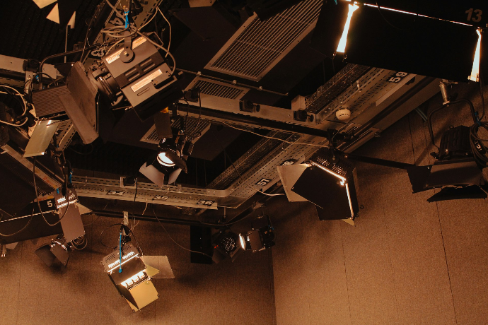 a machine with wires